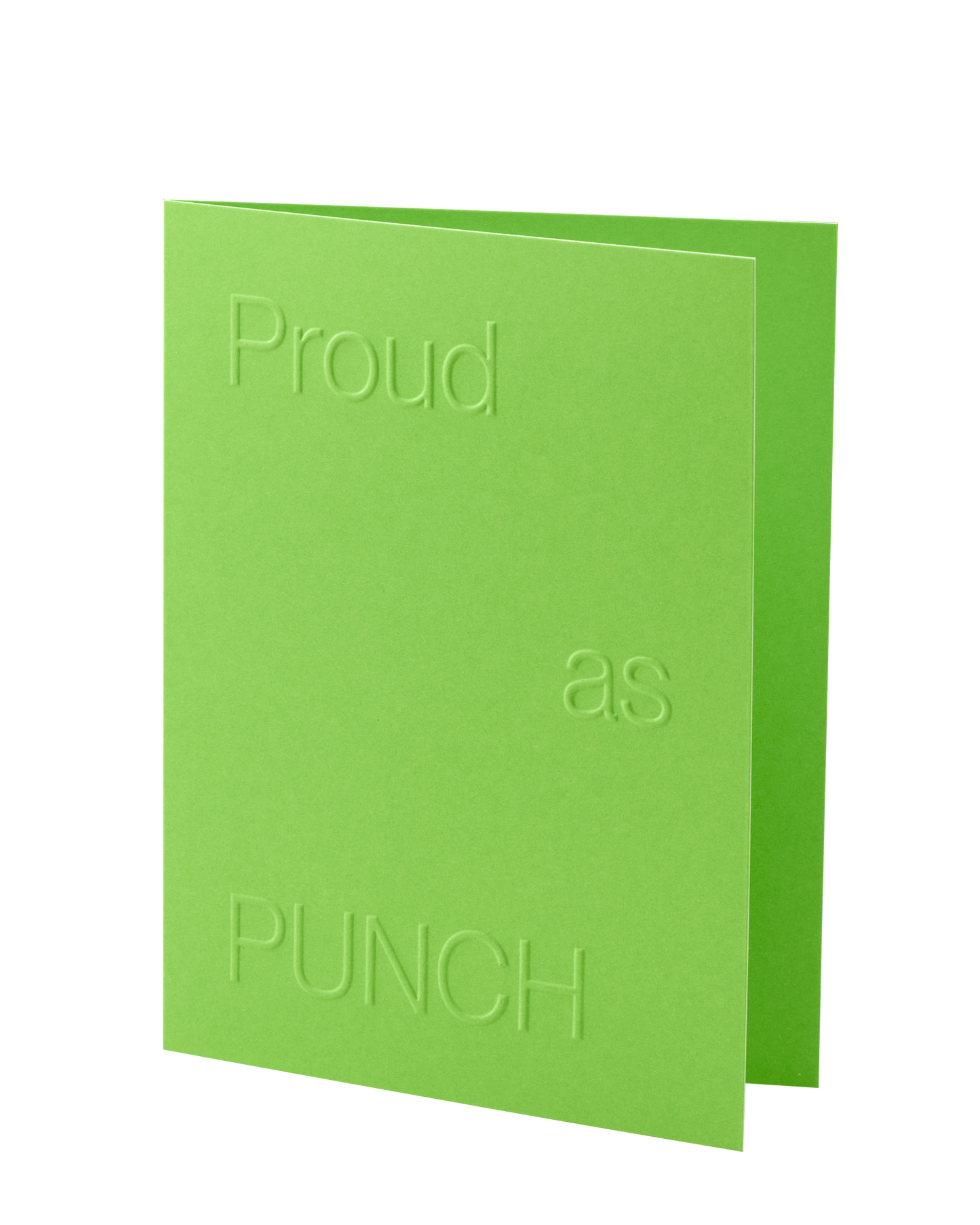 'Proud As Punch' Greeting Card by Short Talk
