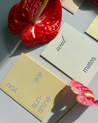 'Soulmates' Greeting Card by Short Talk