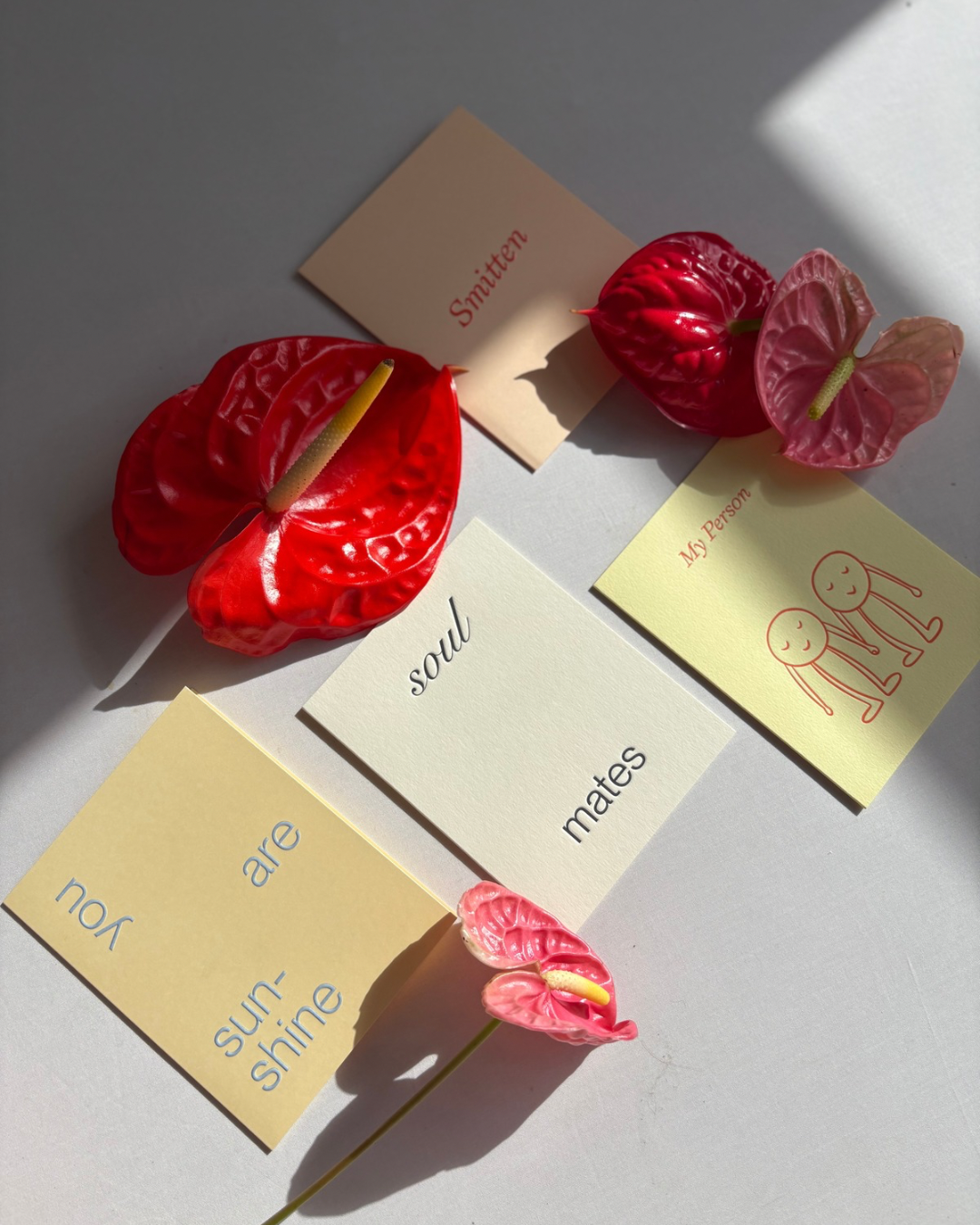 'Smitten' Greeting Card by Short Talk