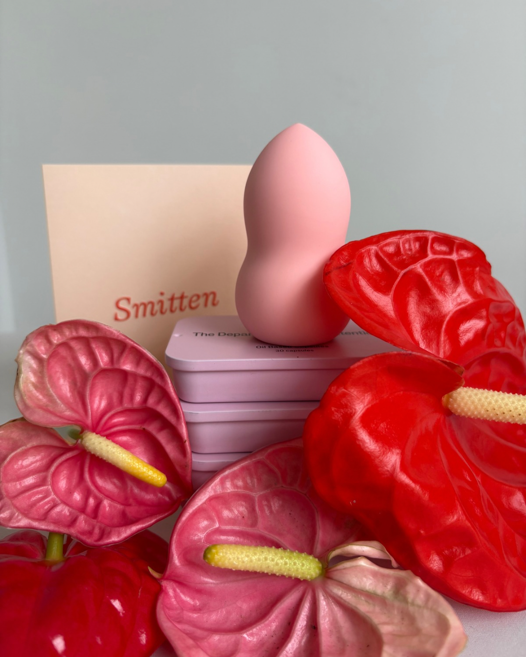 'Smitten' Greeting Card by Short Talk