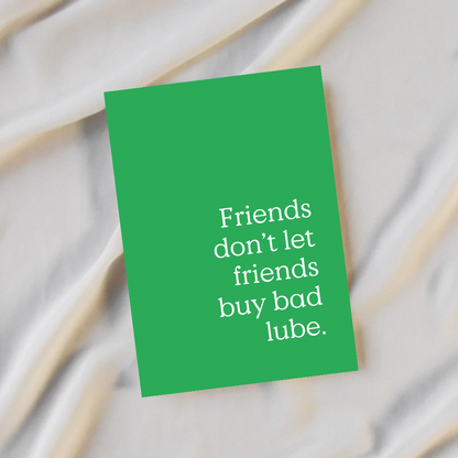 GIFT SET: Friends Don't Let Friends Buy Bad Lube