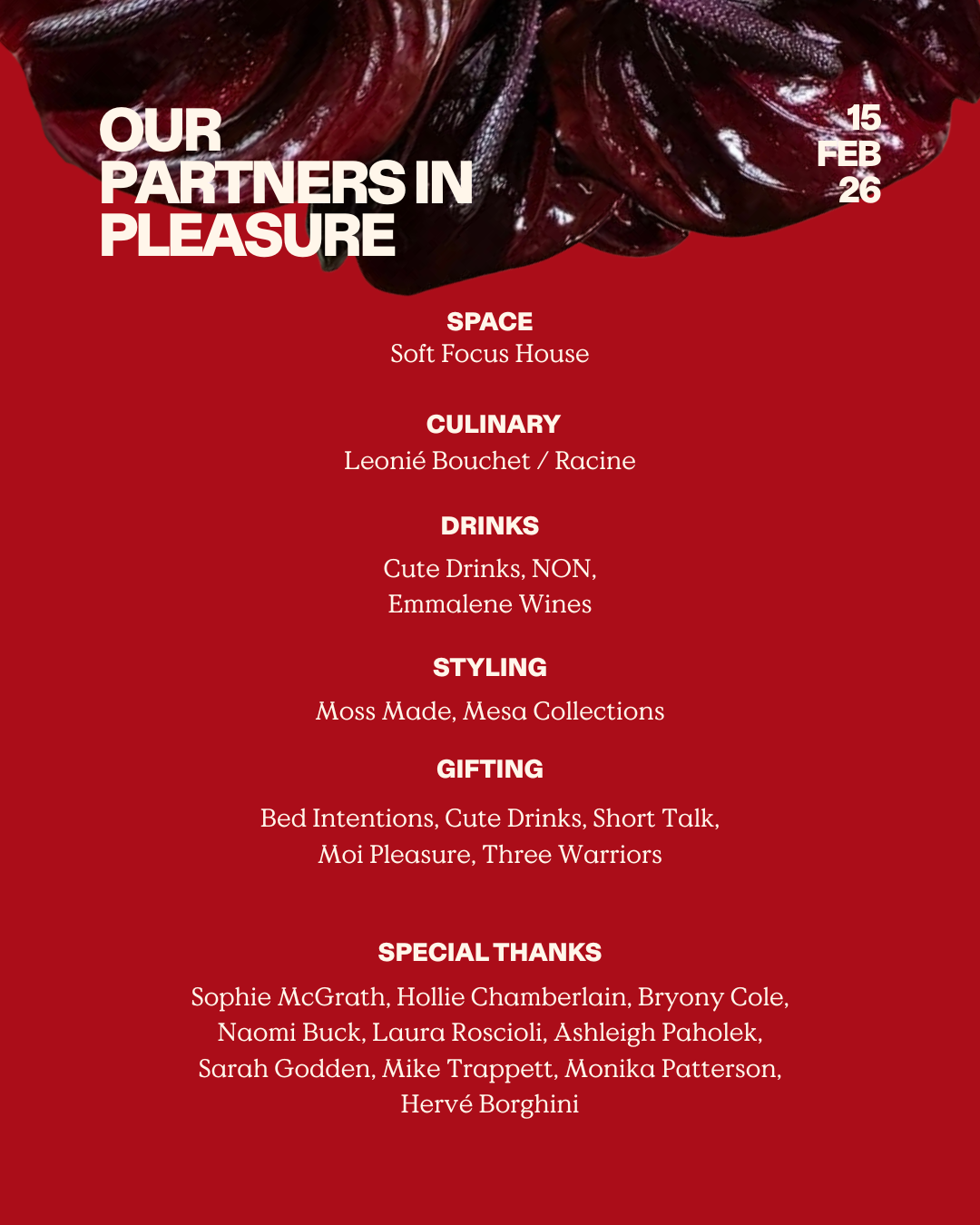 Pleasure Picnic 'Big Desire Energy' - Valentines Edition FEB 15